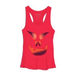Women's Design By Humans Halloween Monster By LamaStar Racerback Tank Top -Cheap Clad Fine Store GUEST 5b034905 75c1 40a3 814a 99386e0281e7