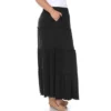 Plus Size Tiered Maxi Skirt -Cheap Clad Fine Store GUEST 5b246cfe b18f 4c7c ba63 63725ecf3d8a