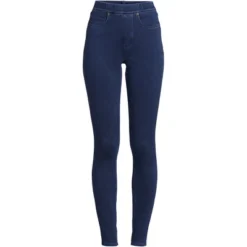 Lands' End Women's Starfish High Rise Pull On Knit Denim Skinny Jeans -Cheap Clad Fine Store GUEST 60f66cfa 82a6 4eb4 9f89 efa7f7b57820