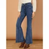 Allegra K Women's Vintage Flare Jeans High Waist Stretch Denim Long Pants Bell Bottoms Jeans -Cheap Clad Fine Store GUEST 61d3bf7a 179a 4fcb bcf4 845c475d2a82