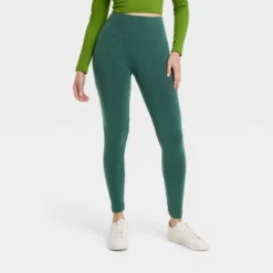 Women's High Waisted Cotton Seamless Fleece Lined Leggings - A New Day™ -Cheap Clad Fine Store GUEST 6737a6b2 100b 4b89 b150 21f36d465d1d