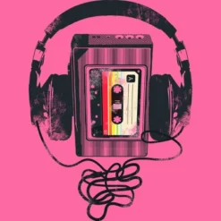 Women's Design By Humans Sound Trip By Clingcling Racerback Tank Top