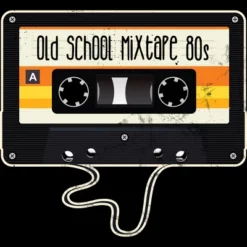 Women's Design By Humans Old School Mixtape 80s By JoshuasPlayhouse Racerback Tank Top