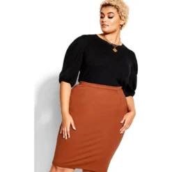 Women's Plus Size Midi Tube Skirt - Ginger | CITY CHIC -Cheap Clad Fine Store GUEST 6b417af6 7894 4b32 98cf 6f69e928fc87