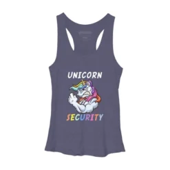Women's Design By Humans Halloween Dad Mom Daughter Adult Costume - Unicorn Security By MINHMINH Racerback Tank Top -Cheap Clad Fine Store GUEST 6ba5f9ab 27b8 4e81 966c 78481c61135d