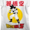 Dragon Ball Z Black And White Goku With Logo Crew Neck Short Sleeve Women's White Crop T-shirt -Cheap Clad Fine Store GUEST 6d072cf4 d87b 497e 97f5 6682c40e982e