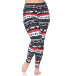 Women's Plus Size Printed Leggings - One Size Fits Most Plus - White Mark -Cheap Clad Fine Store GUEST 6d5df46d 482e 42fc aed1 776704423c15