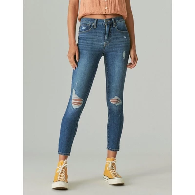 Lucky Brand Women's High Rise Bridgette Skinny Destruct Jean 5 Lucky Brand Women's High Rise Bridgette Skinny Destruct Jean - Image 3