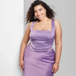 Women's Satin Corset Tank Top - Wild Fable™ -Cheap Clad Fine Store GUEST 7150ab7f 29a9 4669 8c38 91e528c41c19