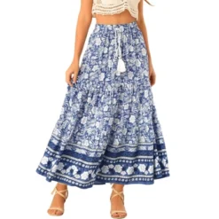 Allegra K Women's Summer Floral Boho Tassels Elastic Waist Casual Maxi Skirts 14 Allegra K Women's Summer Floral Boho Tassels Elastic Waist Casual Maxi Skirts -Cheap Clad Fine Store GUEST 71715e04 1c2c 47b9 a829 e929c2595d59