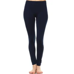 Women's Slim Fit Solid Leggings - One Size Fits Most - White Mark -Cheap Clad Fine Store GUEST 71c83133 3780 4331 9fcb ad803056e0e5