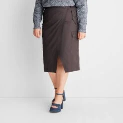 Women's Cargo Wrap Midi Skirt - Future Collective™ With Reese Blutstein -Cheap Clad Fine Store GUEST 72129cb8 e0d2 4713 ad34 a92129698566