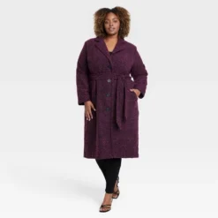 Women's Long Sleeve Wool Pea Coat - Ava & Viv™ -Cheap Clad Fine Store GUEST 72974a99 1075 493a b961 35f3ad7d57e9