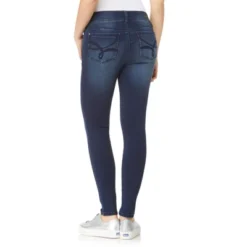 WallFlower Women's Ultra Skinny Mid-Rise Insta Soft Juniors Jeans (Standard And Plus) -Cheap Clad Fine Store GUEST 7556d5f3 d44f 4a7e be02 1e72e32e3365