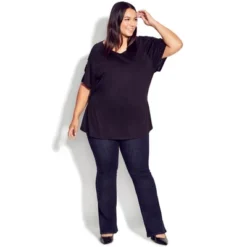 Women's Plus Size Best Bootleg Jean - Dark Denim | EVANS -Cheap Clad Fine Store GUEST 7781fc42 80dc 4072 ae57 2f20bc124ced