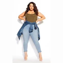 Women's Plus Size Harley Lover Skinny Jean - Sky | CITY CHIC -Cheap Clad Fine Store GUEST 77fc04a5 f7d0 4fa3 b098 43771e1241e6