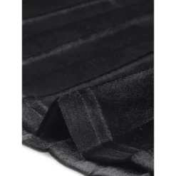 Agnes Orinda Women's Plus Size Velvet Pleated Elastic Waist Party Metallic Pleated Swing Midi A Line Skirts -Cheap Clad Fine Store GUEST 781e041d 0568 4466 8f75 5f6c6bc0c5f1