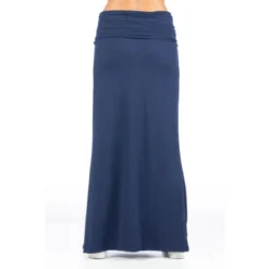 24seven Comfort Apparel Womens Comfortable Foldover Maxi Skirt -Cheap Clad Fine Store GUEST 79f8fc8a caf8 44b6 adec 97a4636dd4b8