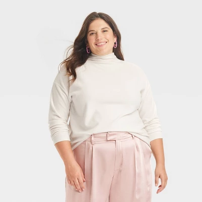 Women's Long Sleeve Mock Turtleneck T-Shirt - A New Day™ 10 Women's Long Sleeve Mock Turtleneck T-Shirt - A New Day™ - Image 8