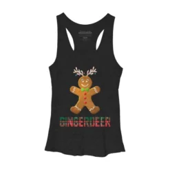 Women's Design By Humans Gingerbread Reindeer Matching Family Group Christmas Pajama By Forever9 Racerback Tank Top -Cheap Clad Fine Store GUEST 7af968b7 f2a0 4f7a ba07 fbdf5a4cb6ef