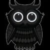 Junior's Design By Humans Black Owl By Adamzworld T-Shirt -Cheap Clad Fine Store GUEST 7bce96b7 ff47 4b12 84f4 b6205d4ea945
