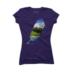 Junior's Design By Humans Wherever Wind Takes Me By Sebasebi T-Shirt -Cheap Clad Fine Store GUEST 7d804a04 2d67 49a5 b9d0 ba3281a382d9