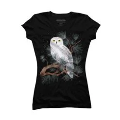 Junior's Design By Humans Snowy By Littleclyde T-Shirt -Cheap Clad Fine Store GUEST 7fa8435b 82a7 41b8 b426 dd10161a887d