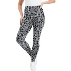 June + Vie By Roaman's Women’s Plus Size Classic Ankle Legging -Cheap Clad Fine Store GUEST 800c1c3e fab0 4e24 9ddf cfb16c08113b