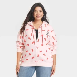 Women's Sanrio Hello Kitty Bow Zip-Up Graphic Hoodie - Pink 9 Women's Sanrio Hello Kitty Bow Zip-Up Graphic Hoodie - Pink -Cheap Clad Fine Store GUEST 81132368 f877 4469 b998 aa0568e189ad