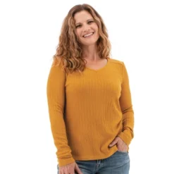 Aventura Clothing Women's Bliss Long Sleeve V-Neck T-Shirt -Cheap Clad Fine Store GUEST 84422963 c413 4f72 b24e 1b0ae80e1b95