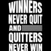 Women's Design By Humans Winners Never Quit, Quitters Never Win By Punsalan Racerback Tank Top -Cheap Clad Fine Store GUEST 87f696c9 fdbb 44a0 9828 af91ba671ab6