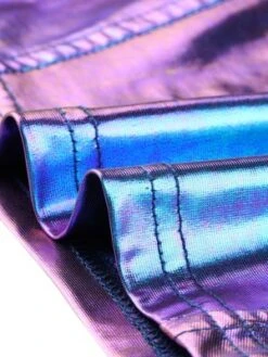 Allegra K Women's Metallic Crop Shiny Sleeveless Cut Out Party Clubwear Holographic Tank Tops -Cheap Clad Fine Store GUEST 88a133f7 0a7a 481a 867f 8e23f28089d5