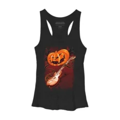 Women's Design By Humans Pumpkin Rocker By Cashfish Racerback Tank Top -Cheap Clad Fine Store GUEST 88e1eb60 a189 4d97 9b07 54fa1a17e764