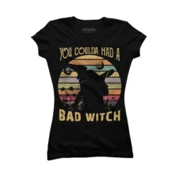 Junior's Design By Humans Halloween Funny You Coulda Had Bad Witch By Ering T-Shirt -Cheap Clad Fine Store GUEST 89e9fc2d 8893 4818 8b35 961d2b6d0188