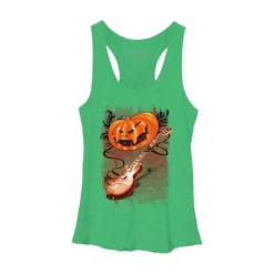 Women's Design By Humans Pumpkin Rocker By Cashfish Racerback Tank Top -Cheap Clad Fine Store GUEST 8b06b14a 25bb 4a4c a08b 664c7c10175f