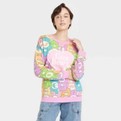 Women's Care Bears Cozy Graphic Sweatshirt -Cheap Clad Fine Store GUEST 8b9843a5 0c42 40b8 86a4 96ad621b1345