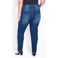 Women's Plus Size Butter Denim Skinny Jean Mid Wash - Average | AVENUE
