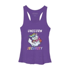Women's Design By Humans Halloween Dad Mom Daughter Adult Costume - Unicorn Security By MINHMINH Racerback Tank Top -Cheap Clad Fine Store GUEST 8dc7dd2c 896e 4f99 ac51 3949f233e9bb