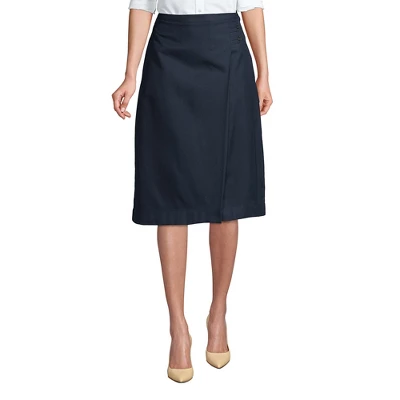 Lands' End Lands' End School Uniform Women's Solid A-line Skirt Below The Knee 3 Lands' End Lands' End School Uniform Women's Solid A-line Skirt Below The Knee