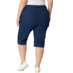 Agnes Orinda Women's Plus Size Jeans Zipper Slash Pocket Button Denim Cargo Shorts 10 Agnes Orinda Women's Plus Size Jeans Zipper Slash Pocket Button Denim Cargo Shorts -Cheap Clad Fine Store GUEST 90924713 7f53 441e 9027 9992ef8064ce