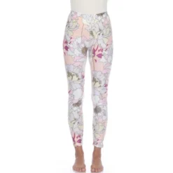 Women's Super Soft Tropical Printed Leggings - White Mark 16 Women's Super Soft Tropical Printed Leggings - White Mark -Cheap Clad Fine Store GUEST 91e8aee5 7da6 469a bf25 4d146fe9f6e5