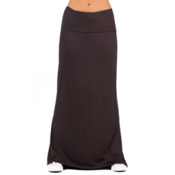 24seven Comfort Apparel Womens Comfortable Foldover Maxi Skirt -Cheap Clad Fine Store GUEST 932c1d14 ca60 4035 ae04 3ab17df6b8d6