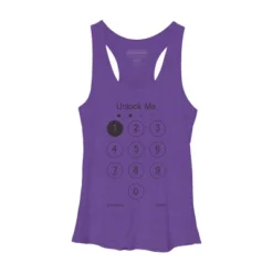 Women's Design By Humans Unlock Me By Clingcling Racerback Tank Top -Cheap Clad Fine Store GUEST 948832c1 9cc9 47bb bbab 696078617f9c
