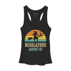 Women's Design By Humans Regulators Mount Up Halloween Witch By RedBirdLS Racerback Tank Top -Cheap Clad Fine Store GUEST 954bc9dd 30d3 4db2 a946 668b275479ee