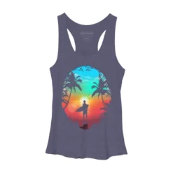 Women's Design By Humans Summer Break By Clingcling Racerback Tank Top -Cheap Clad Fine Store GUEST 9619e1c9 6d85 4e82 b710 95fde7260948