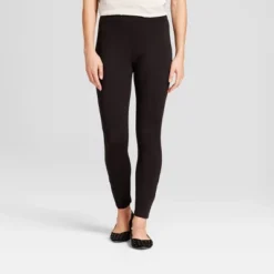 Women's High Waist Ponte Leggings - A New Day™ Black -Cheap Clad Fine Store GUEST 9c0395c9 7d1d 4d4f 9353 caec1452392b