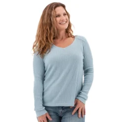 Aventura Clothing Women's Bliss Long Sleeve V-Neck T-Shirt -Cheap Clad Fine Store GUEST 9ce016e8 68cd 464a 83b0 c92c87feb239