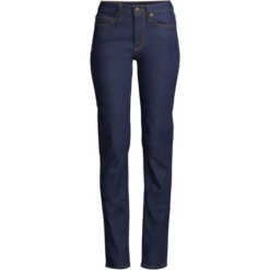 Lands' End Women's Recover Mid Rise Boyfriend Blue Jeans -Cheap Clad Fine Store GUEST 9d107da2 954b 4432 bfd8 1891461a4a07