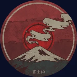 Junior's Design By Humans Fuji By Againstbound T-Shirt