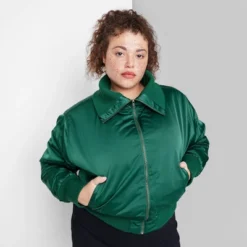 Women's Satin Bomber Jacket - Wild Fable™ 11 Women's Satin Bomber Jacket - Wild Fable™ -Cheap Clad Fine Store GUEST 9e44b0ce 00b4 48bf 9ce3 4186960fc830